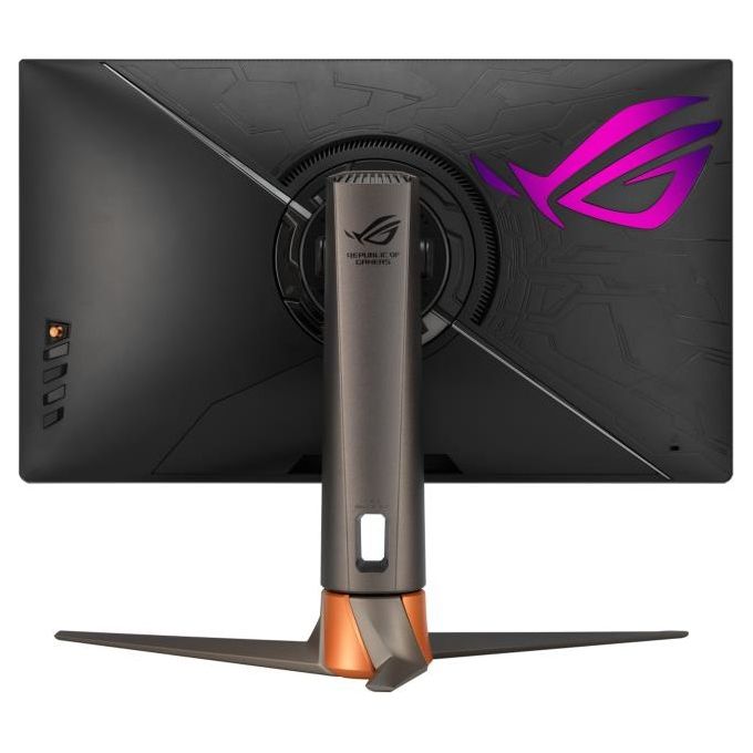 ASUS Monitor Gaming ROG Swift PG27AQN 27'', Frequenza 360Hz, Risoluzione 2560x1440 QHD, Nvidia Reflex, Ultrafast IPS, Tempo di Risposta1ms, HDR10, DP-HDMI