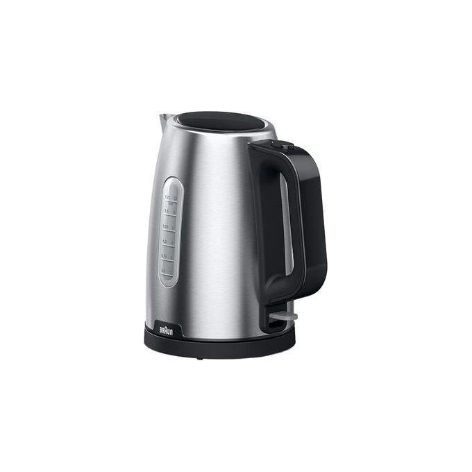 Braun WK 1500 BK PurShine Bollitore Elettrico 1.7 Litri 2200W Nero-Stainless Steel