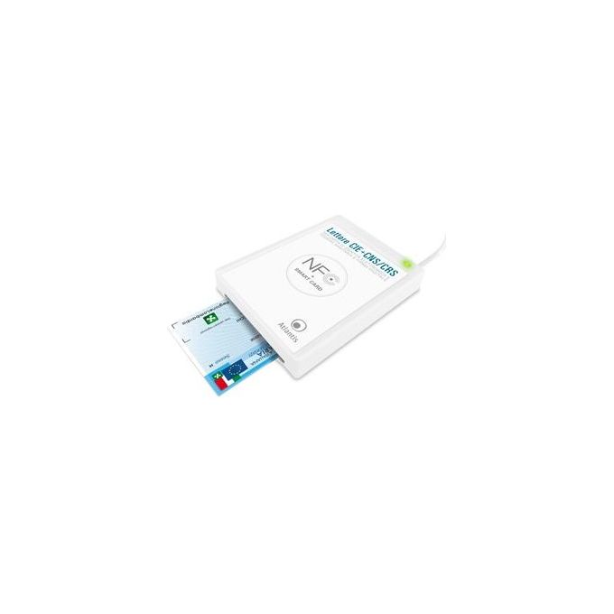 Atlantis Lettore CIE 3.0 SPID, Windows 10 11, Bianco, NFC USB