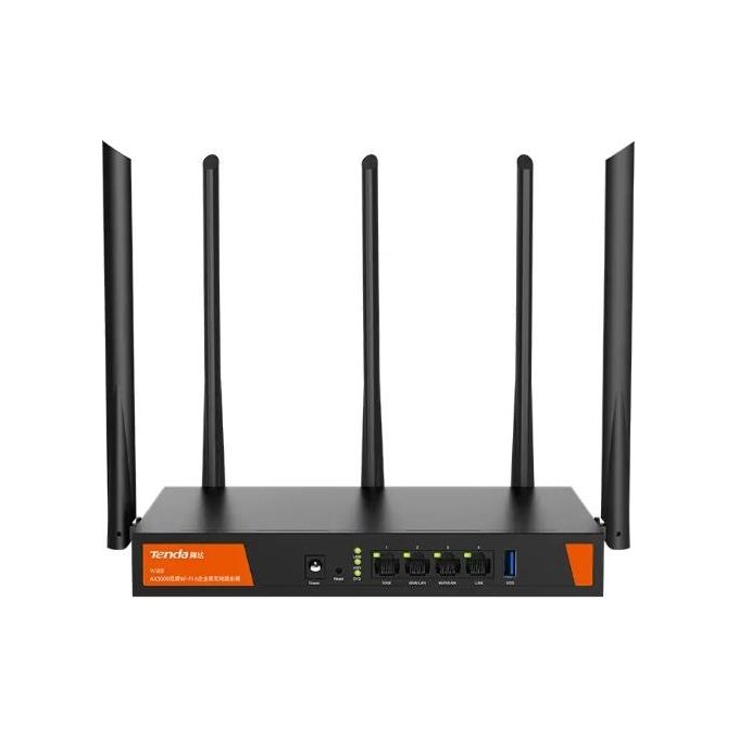 Tenda W30E Router Ax3000 Dual Band Wi-Fi 6 Wireless Hotspot Router