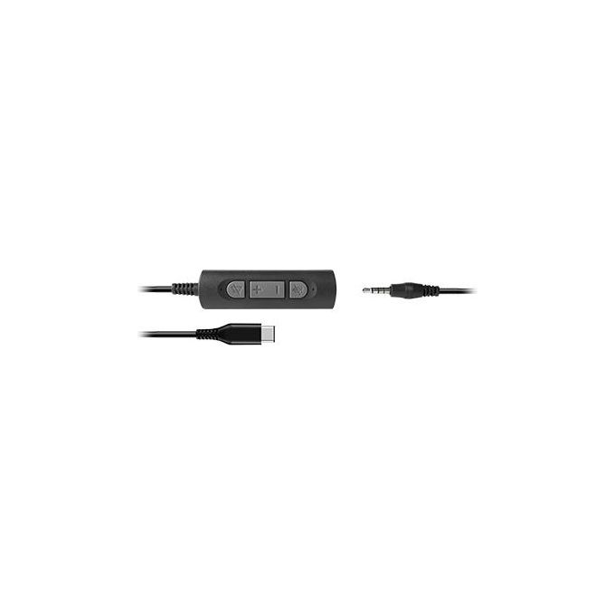 Hamlet HHEADM-CJM Cuffia Business Mono Aurale Usb-C e Jack