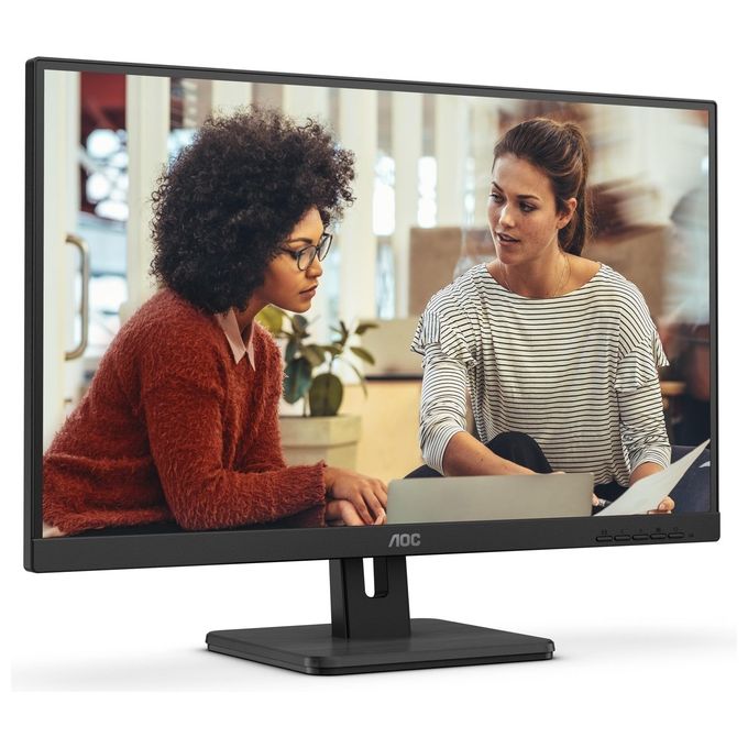 AOC 24E3UM - Monitor FHD da 24 pollici, 75Hz, VA, altoparlanti, USB HUb, FlickerFree, Adaptive Sync (1920 x 1080 250 cd-m HDMI 1.4 - DP 1.4 - USB 3.2)