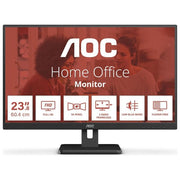 AOC 24E3UM - Monitor FHD da 24 pollici, 75Hz, VA, altoparlanti, USB HUb, FlickerFree, Adaptive Sync (1920 x 1080 250 cd-m HDMI 1.4 - DP 1.4 - USB 3.2)