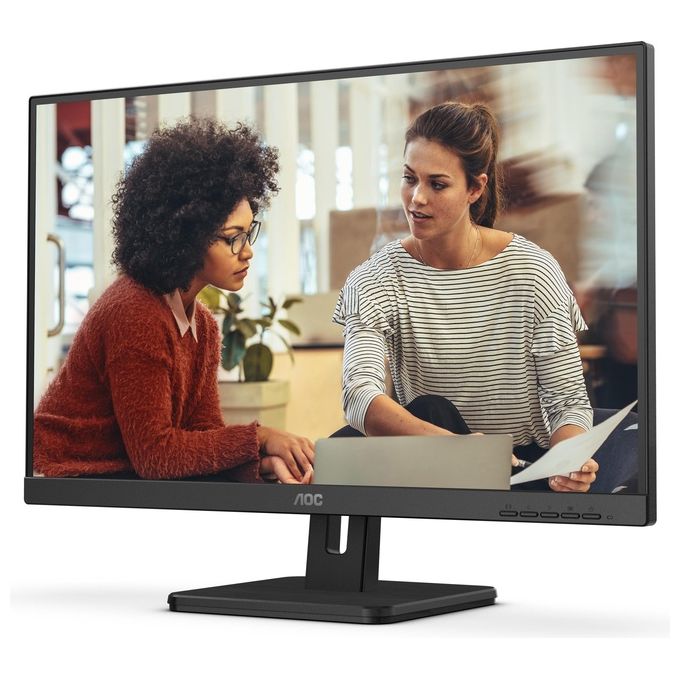 AOC 24E3UM - Monitor FHD da 24 pollici, 75Hz, VA, altoparlanti, USB HUb, FlickerFree, Adaptive Sync (1920 x 1080 250 cd-m HDMI 1.4 - DP 1.4 - USB 3.2)