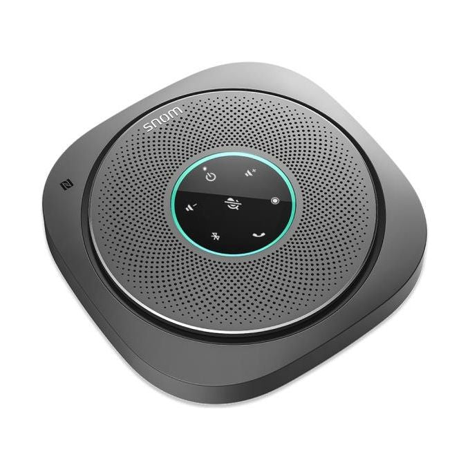 Snom Altoparlante da conferenza C300, vivavoce portatile, rumore e cancellazione dell'eco, collegamento a telefoni cellulari o computer, array di microfoni beamforming
