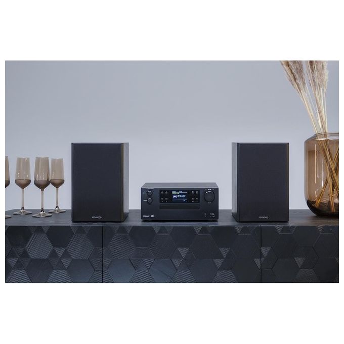 Kenwood Sistema Micro HiFi Stereo Compatto Dab Black
