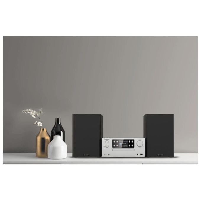 Kenwood Sistema Micro HiFi Stereo Compatto Dab Silver