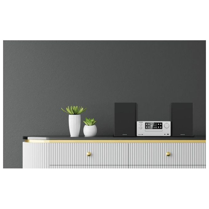 Kenwood Sistema Micro HiFi Stereo Compatto Dab Silver