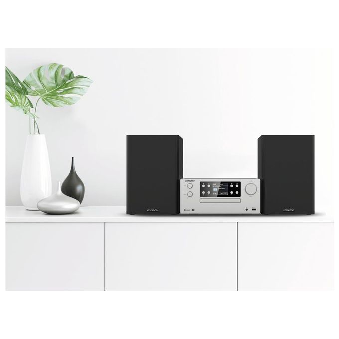 Kenwood Sistema Micro HiFi Stereo Compatto Dab Silver