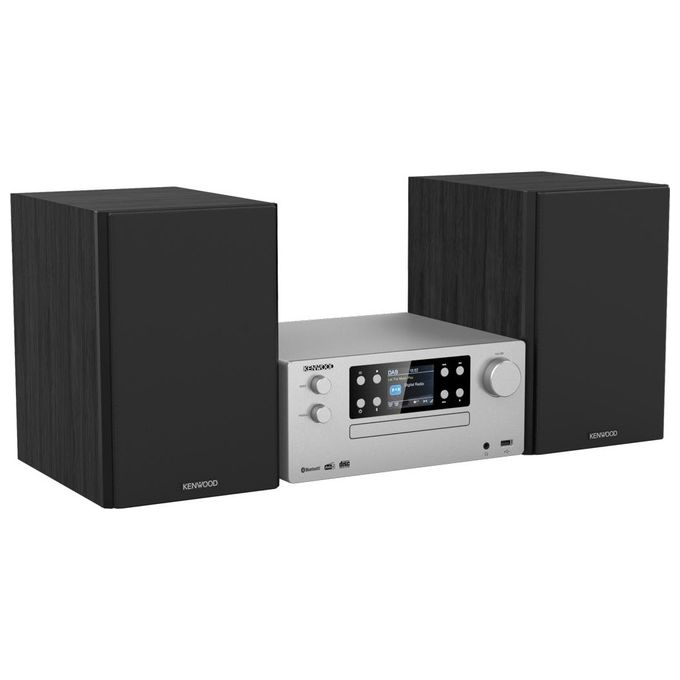 Kenwood Sistema Micro HiFi Stereo Compatto Dab Silver
