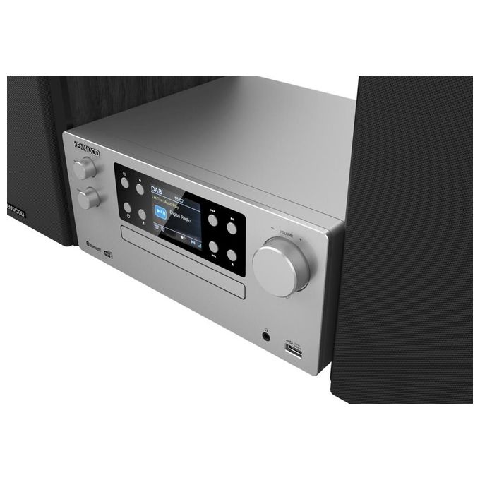 Kenwood Sistema Micro HiFi Stereo Compatto Dab Silver