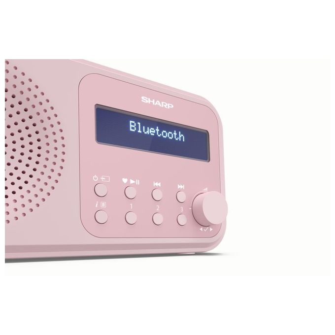 Sharp DR-P420 Radio Portatile Digitale Rosa