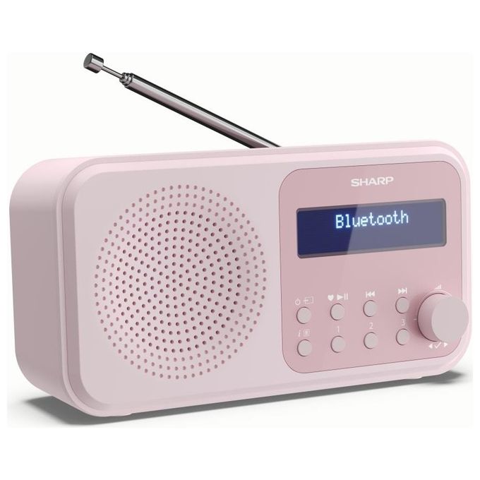 Sharp DR-P420 Radio Portatile Digitale Rosa