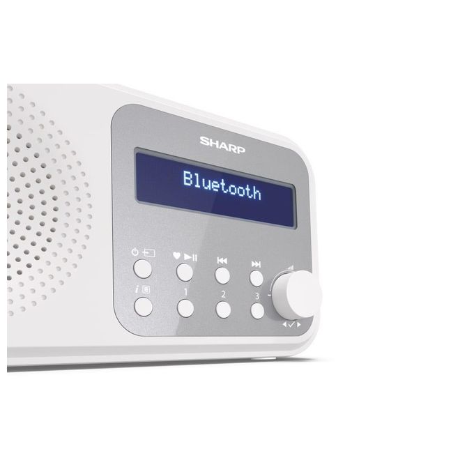 Sharp DR-P420 Radio Portatile Digitale Bianco