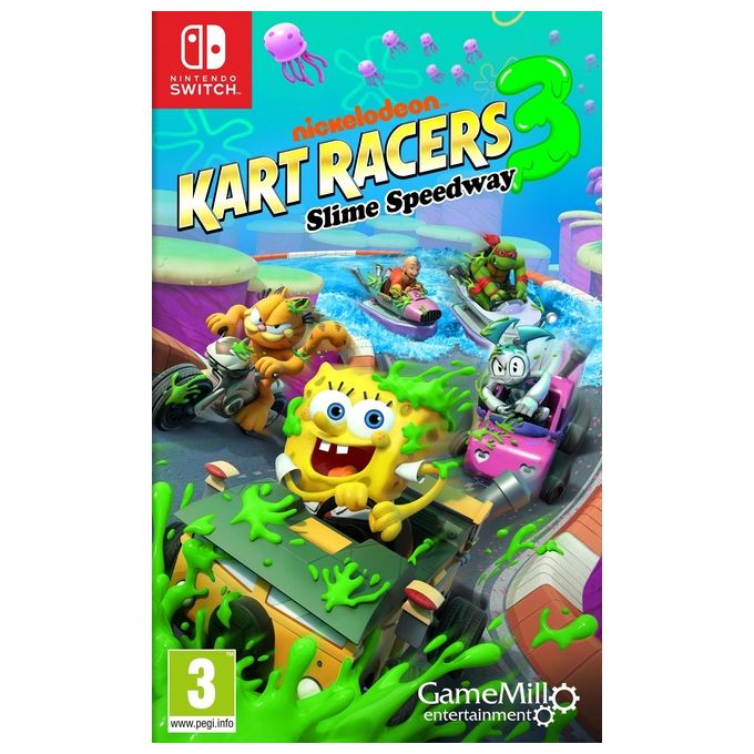 Gamemill Entertainment Videogioco Nickelodeon Kart Racers 3 Slime Speedway per Nintendo Switch