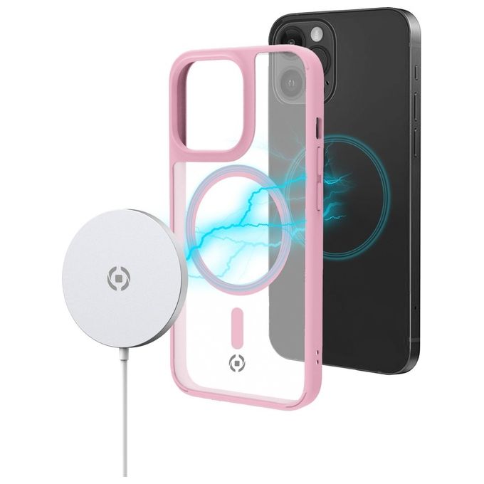 Celly MagMatt Cover per iPhone 14 Pro Rosa