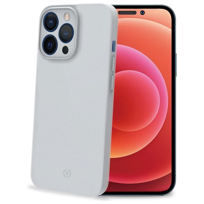 Celly Space Cover per iPhone 14 Pro Bianco