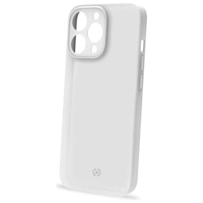 Celly Space Cover per iPhone 14 Pro Bianco