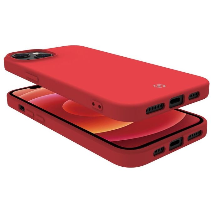 Celly Cromo Cover per iPhone 14 Pro Rosso