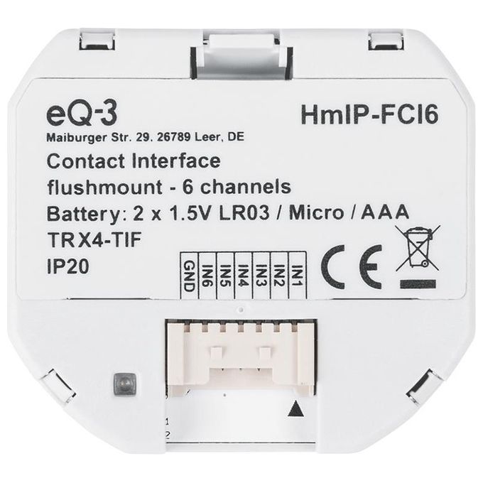 Homematic IP Domotica Interfaccia di Contatto