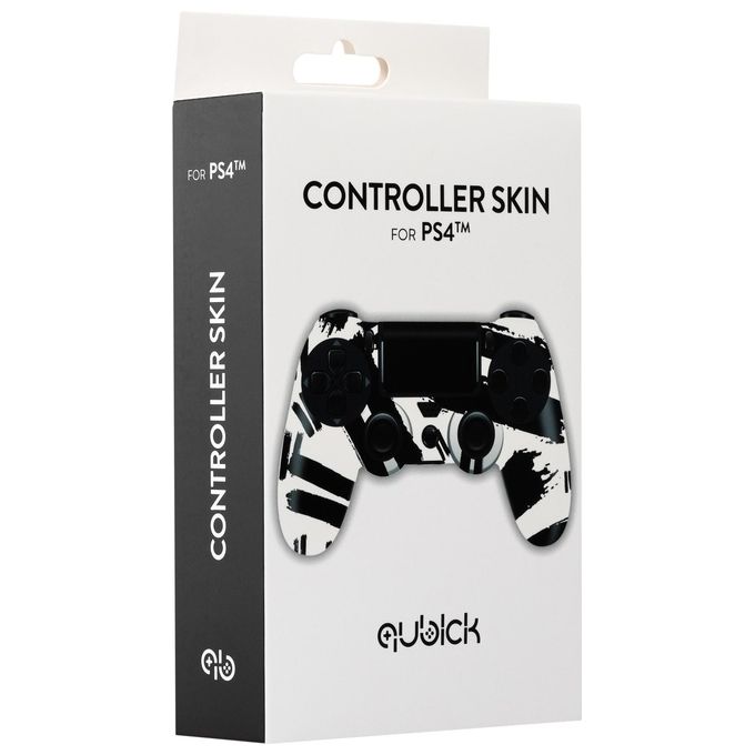 Qubick Cover Gamepad PlayStation 4 Black and White