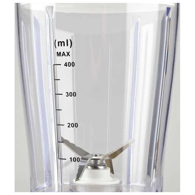 Girmi FR0301 FR03 – Frullatore a bicchiere, capacita' caraffa 0,5 L, potenza 170 W, velocita' unica + funzione Pulse, funzioni principali: frullare, tritare, mixare, piastra in plastica con lama in acciaio inox, colore bianco