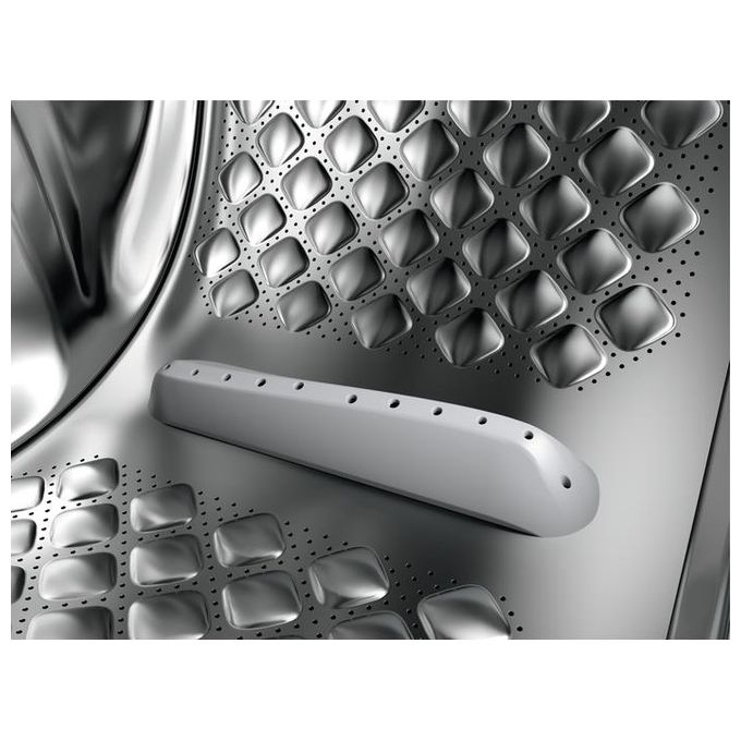 AEG Serie 7000 Pro Steam LR7D96CW Lavatrice a carica Frontale 9 Kg Classe A e 1551 giri cesto Care Drum filtro ispezionabile bianco