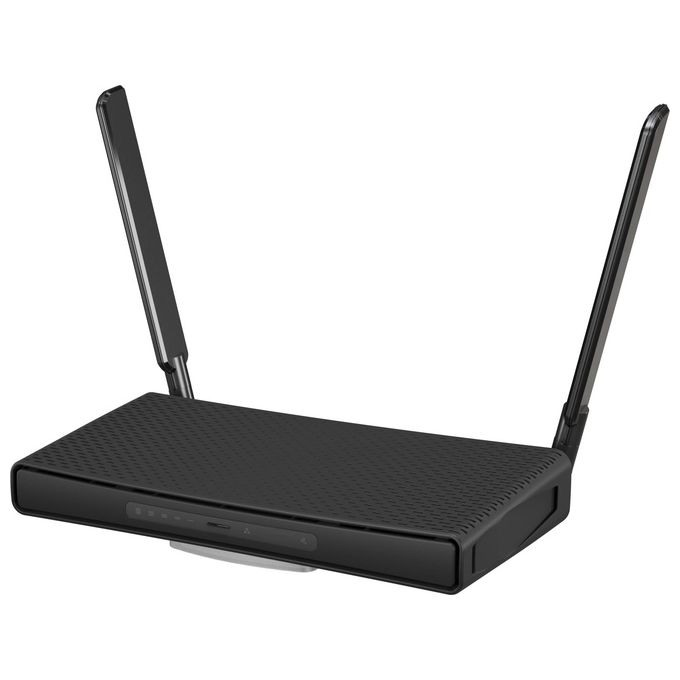 Mikrotik hAP ax³ Router Wireless Gigabit Ethernet Dual-Band 2.4 GHz-5 GHz Nero