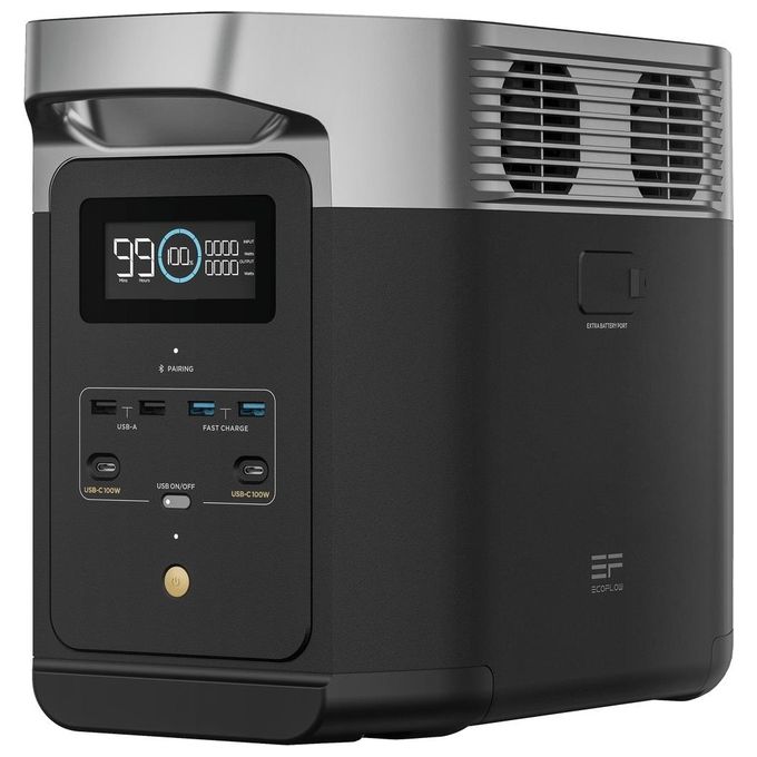 Ecoflow Power Station Delta2 Portatile a Batteria Nero