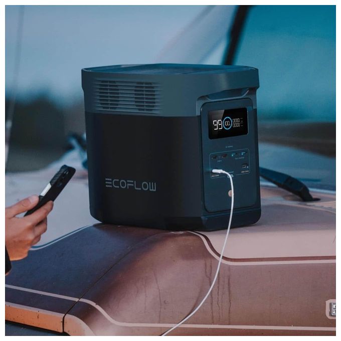 Ecoflow Power Station Delta2 Portatile a Batteria Nero