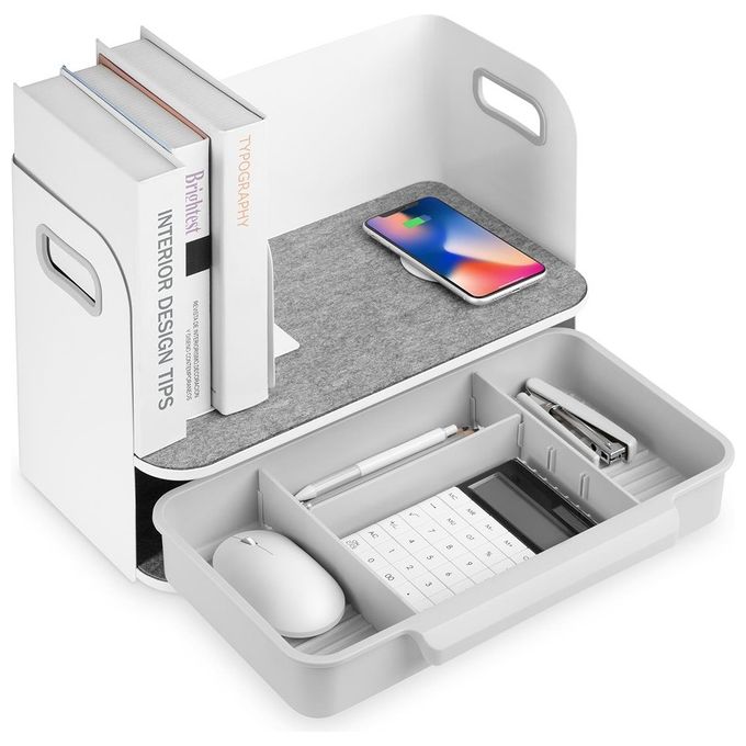 Digitus Desktop Organizer con Caricatore Qi