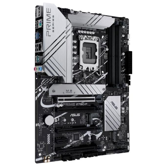 ASUS PRIME Z790-P Scheda Madre Gaming ATX Intel Z790 LGA1700 DDR5 PCI 5.0 Realtek 2.5Gb Ethernet Realtek 7.1 3xM.2 4xSATA 6GB-s Aura Sync RGB Nero