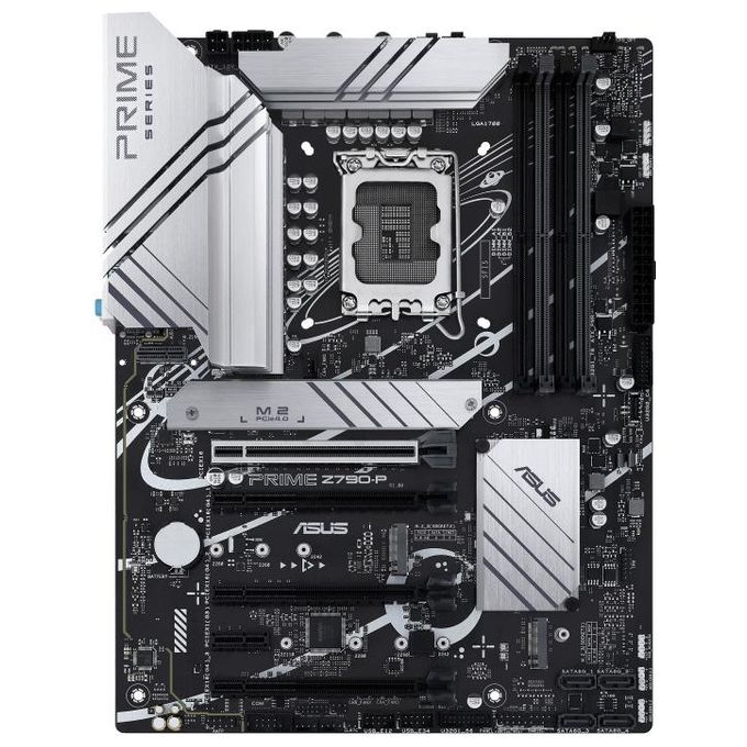 ASUS PRIME Z790-P Scheda Madre Gaming ATX Intel Z790 LGA1700 DDR5 PCI 5.0 Realtek 2.5Gb Ethernet Realtek 7.1 3xM.2 4xSATA 6GB-s Aura Sync RGB Nero
