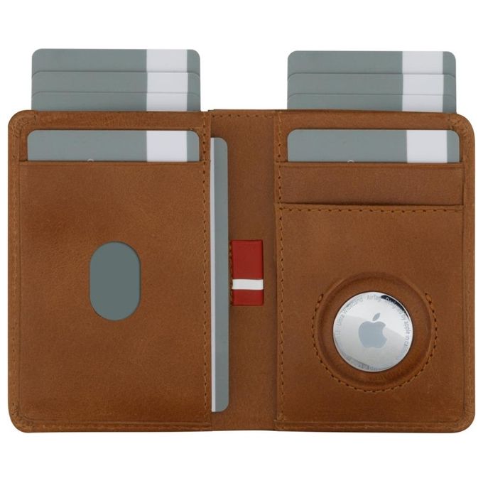 Dbramante 1928 Billund - Airtag slim Wallet - tan