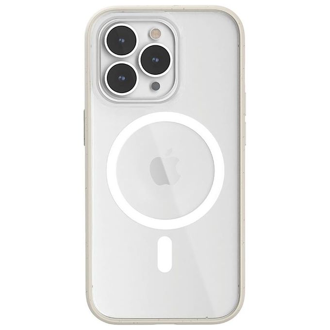 Woodcessories Clear Case MagSafe Offwhite per iPhone 14 Pro