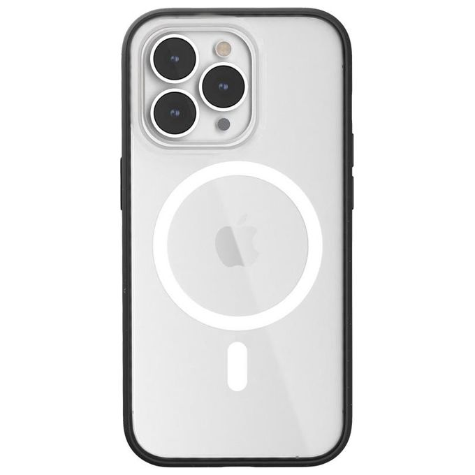 Woodcessories Clear Case MagSafe Nero per iPhone 14 Pro Max