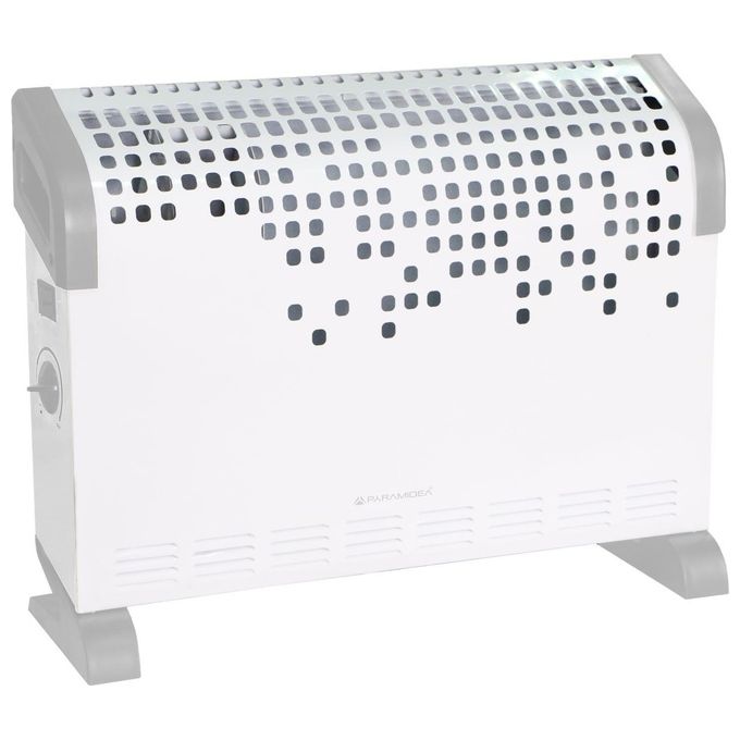 Pyramidea Tc203v Stufetta Elettrica Interno Grigio-Bianco 1800W Stufa Elettrica a Convezione