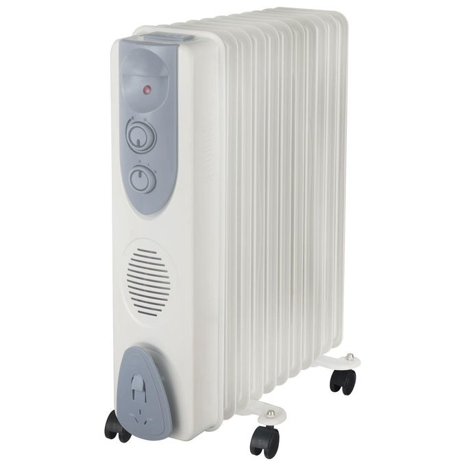 Pyramidea Tl011 Stufetta Elettrica Interno Grigio 2500W Riscaldatore Ambiente Elettrico a Olio