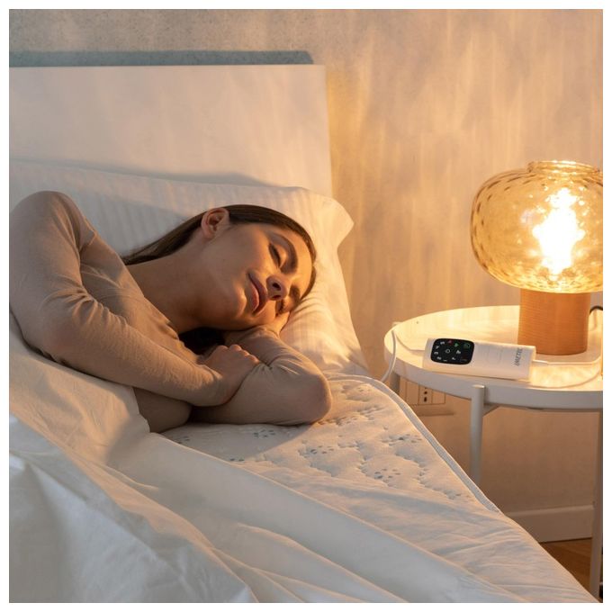 Imetec Scaldasonno Adapto Purity Cotone Antibatterico Bianco