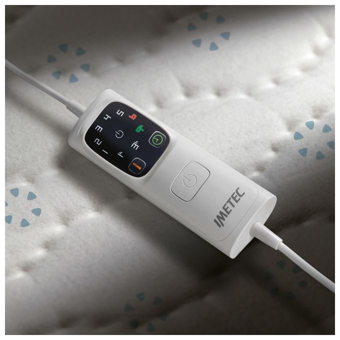 Imetec Scaldasonno Adapto Purity Cotone Antibatterico Bianco