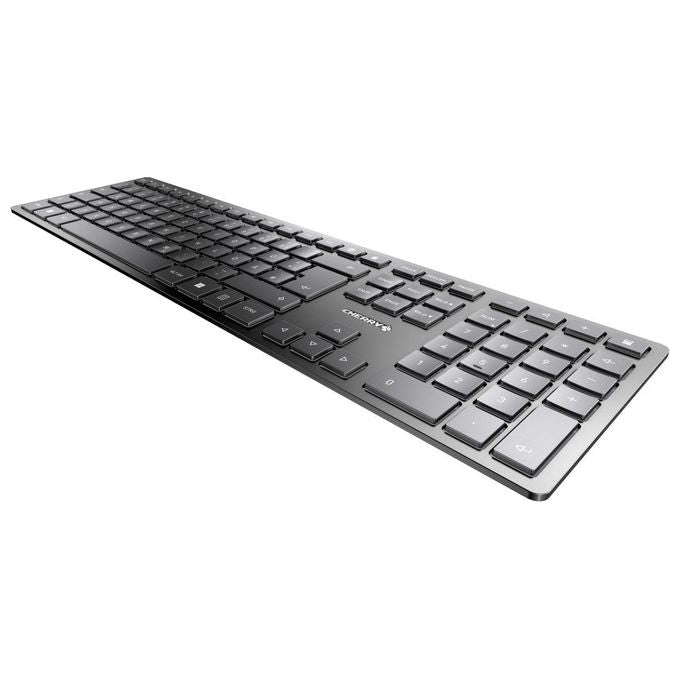Cherry KW 9100 Slim Tastiera Rf Senza Fili  Bluetooth Qwertz Tedesco Nero