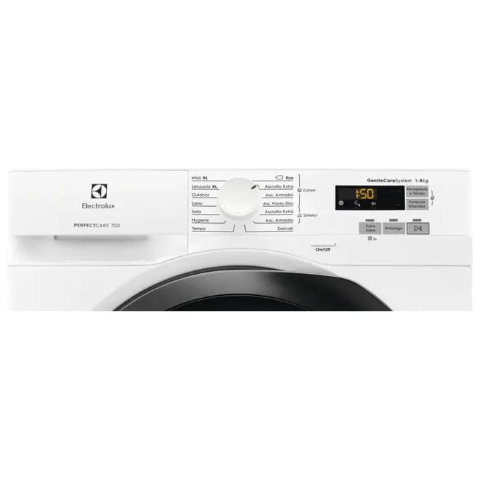 ELECTROLUX EW7H583B Asciugatrice a Pompa di calore Classe energetica A+++ Capacita' di carico 8 Kg Touch Control SensiCare GentleCare System