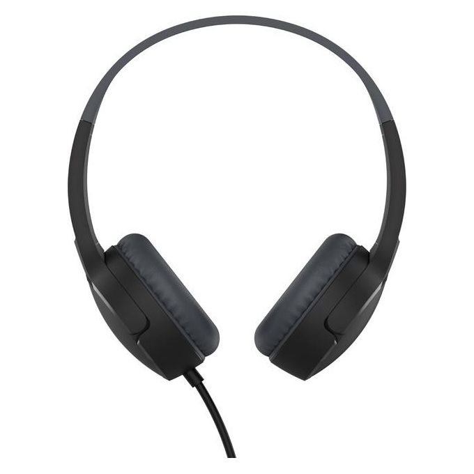 Belkin SoundForm Mini On-Ear Cuffia da Bambini con Cavo Nero
