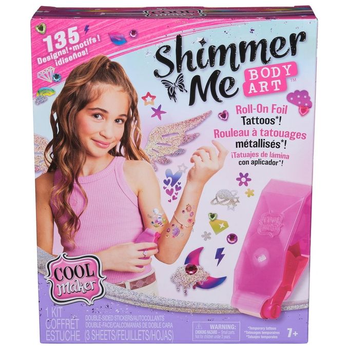 Spin Master Shimmer Me Roll Crea Tatoo Cool Maker Assortito