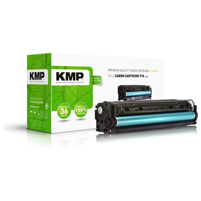 Kmp C-T19 Toner Nero Compatibile con Canon 718 BK