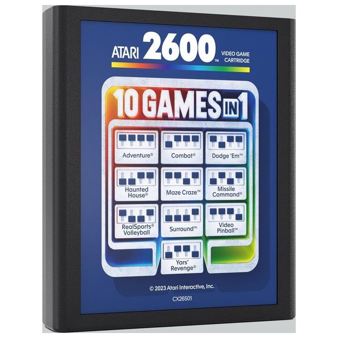 Atari Console Videogioco Retro Games 2600 Cartridge 10 Games in 1