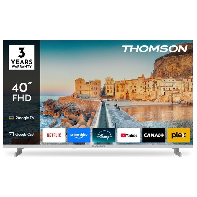 Thomson TV LED 40 Pollici Full HD Google TV Bianco
