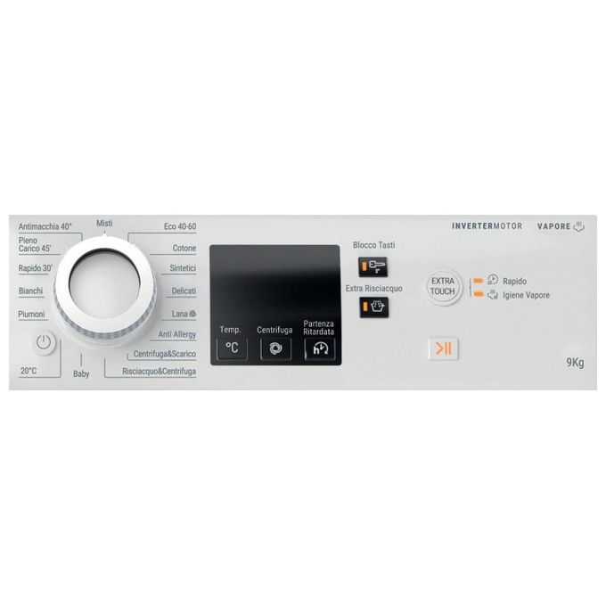 Hotpoint NFR79WIT Lavatrice Carica Frontale 9 Kg 1400 rpm Classe A Motore Inverter 76 dB 16 programmi (85x60x60 cm) colore Bianco