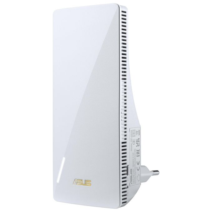 ASUS RP AX58 AX3000 Range Extender, Dual Band WiFi 6, 802.11ax, 2400 Mbps, AiMesh, Facile Configurazione e Gestione tramite App Mobile, Elevata Compatibilita', Bianco