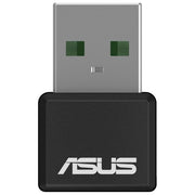 ASUS USB-AX55 Nano Adattatore AX1800 Dual Band Wireless, WiFi 6 USB, WPA3, MU-Mimo, WiFi 6, MU-Mimo, OFDMA, WPA3 Compatibile con Standard 802.11 a-g-n-AC, piu' Piccolo al Mondo, Nero